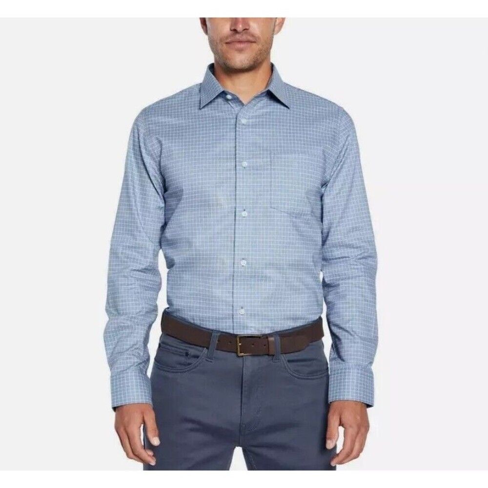 Banana Republic Mens XXL Slim Fit Non-Iron Dress Shirt Wrinkle Free 19.5x37.5" - Picture 3 of 7